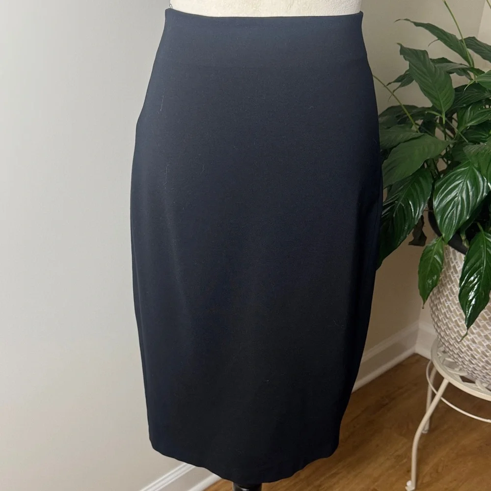 Vince Camuto Black Stretch Pencil Skirt - Picture 3 of 5
